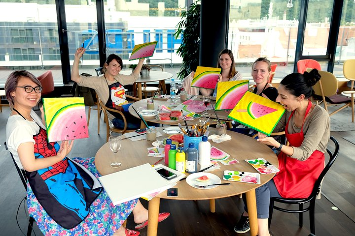 Learn to paint in Prague & sip some wine! - Photo 1 of 14